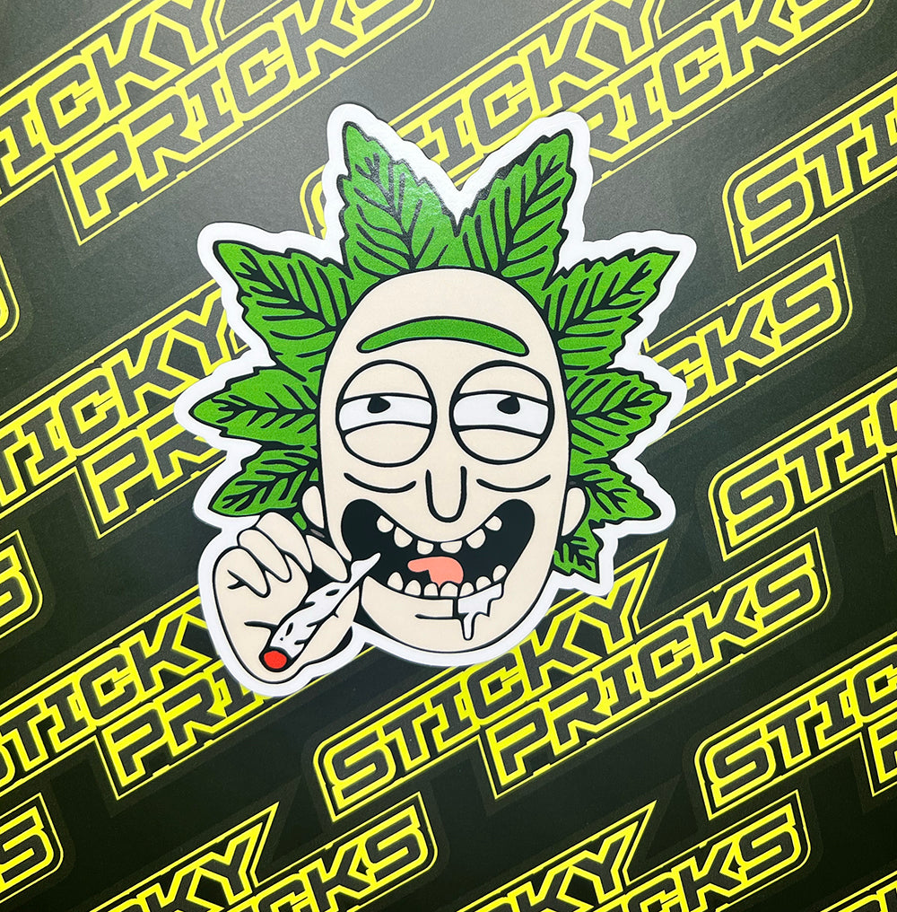 Rick Weed - 5" Custom Cut Glossy Waterproof Sticker