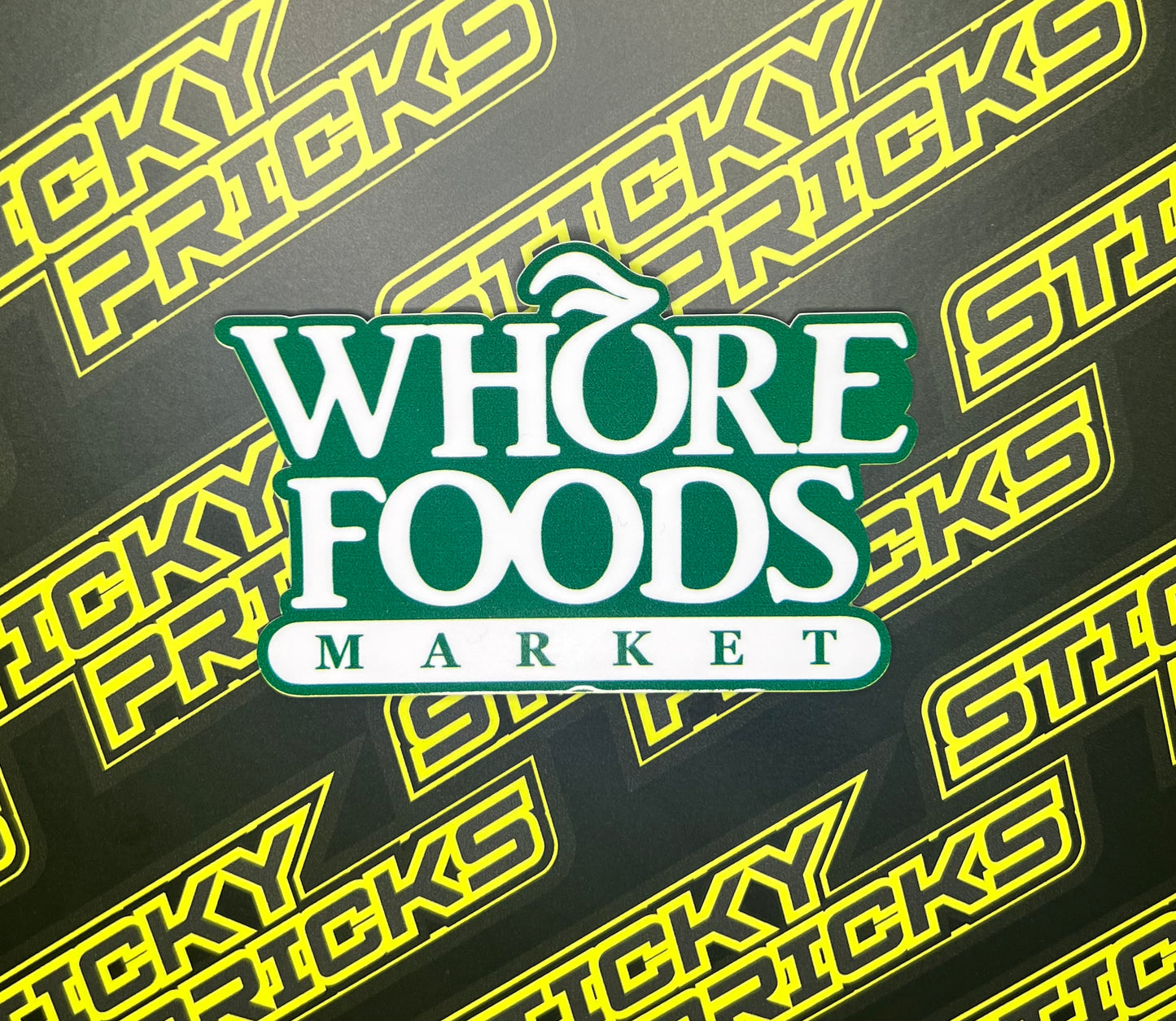 Whore Foods - 4” Glossy Waterproof Sticker
