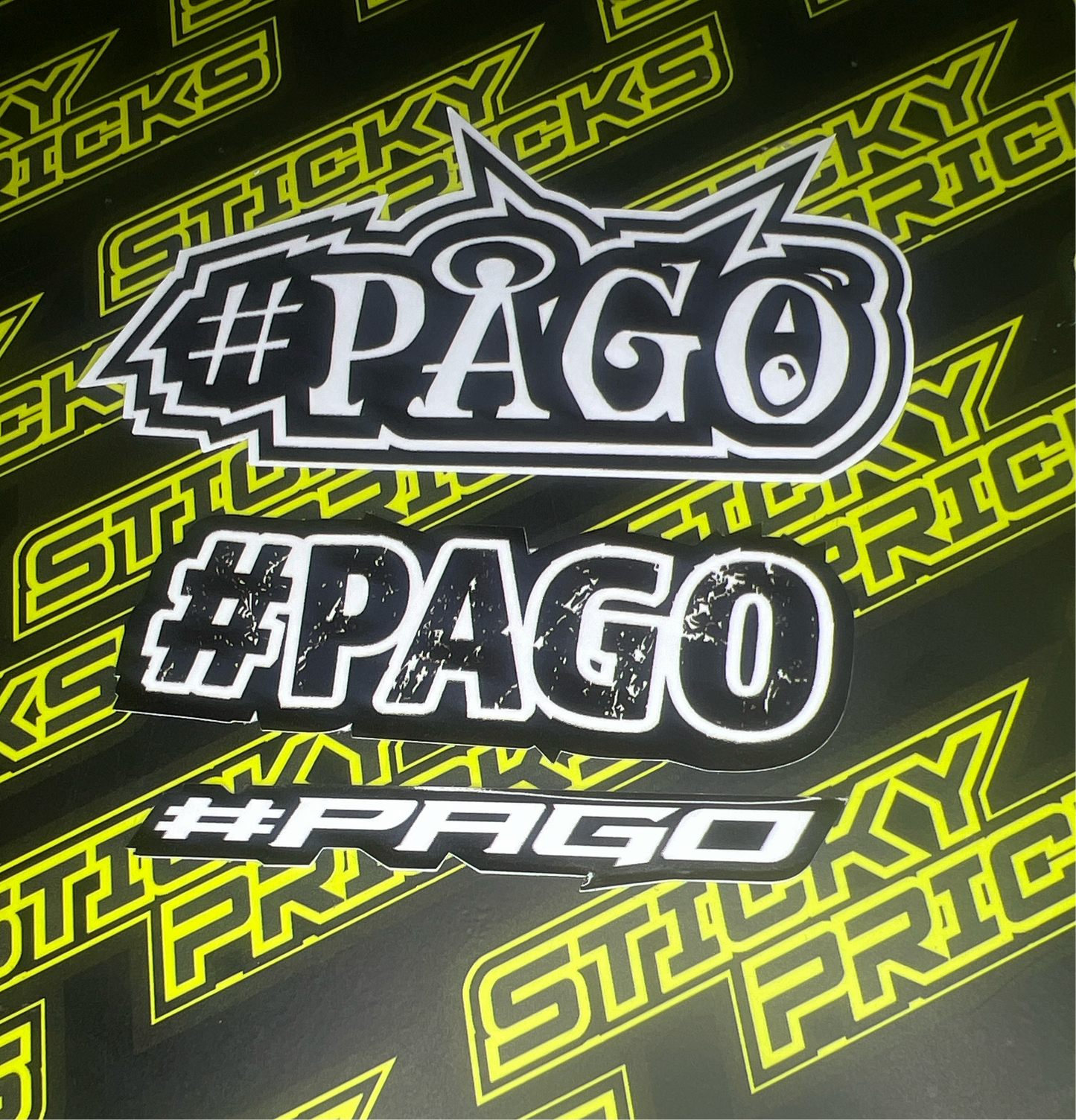 #PAGO Hashtag Sticker Pack