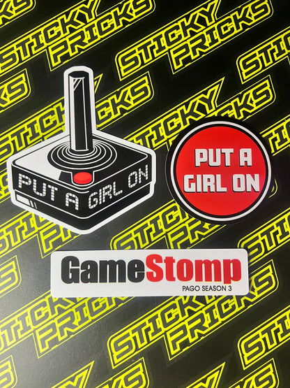 Game Stomp Season 3- 3 Sticker Pack