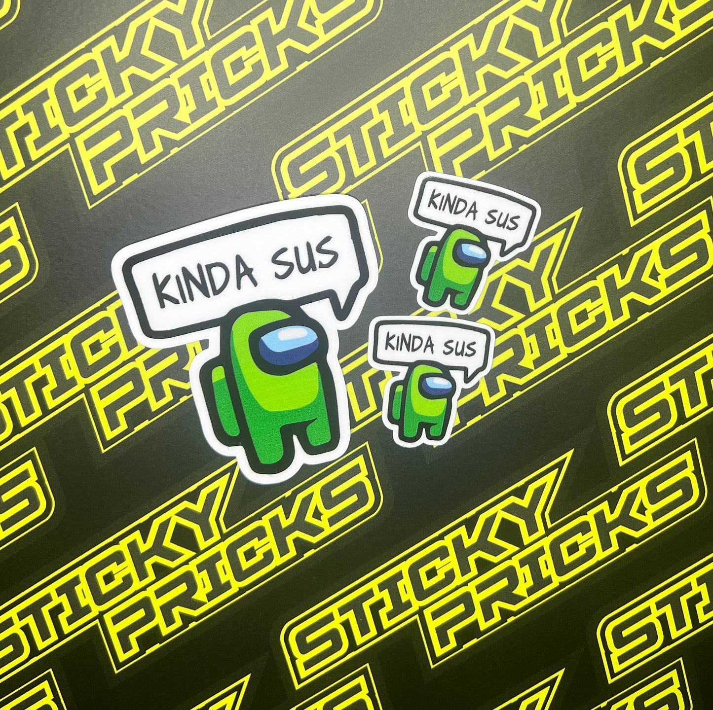 Kinda Sus -  Glossy Sticker Set